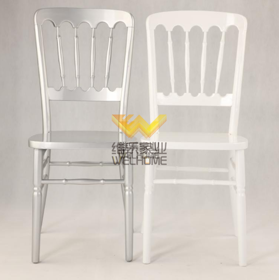 Hotsale Silver solid wood chateau chair for events/wedding